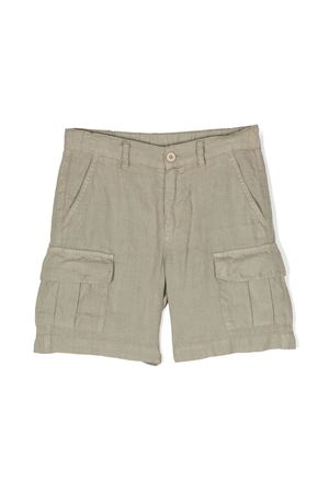 Straight-leg linen cargo shorts ASPESI KIDS | S23008PBL6000511